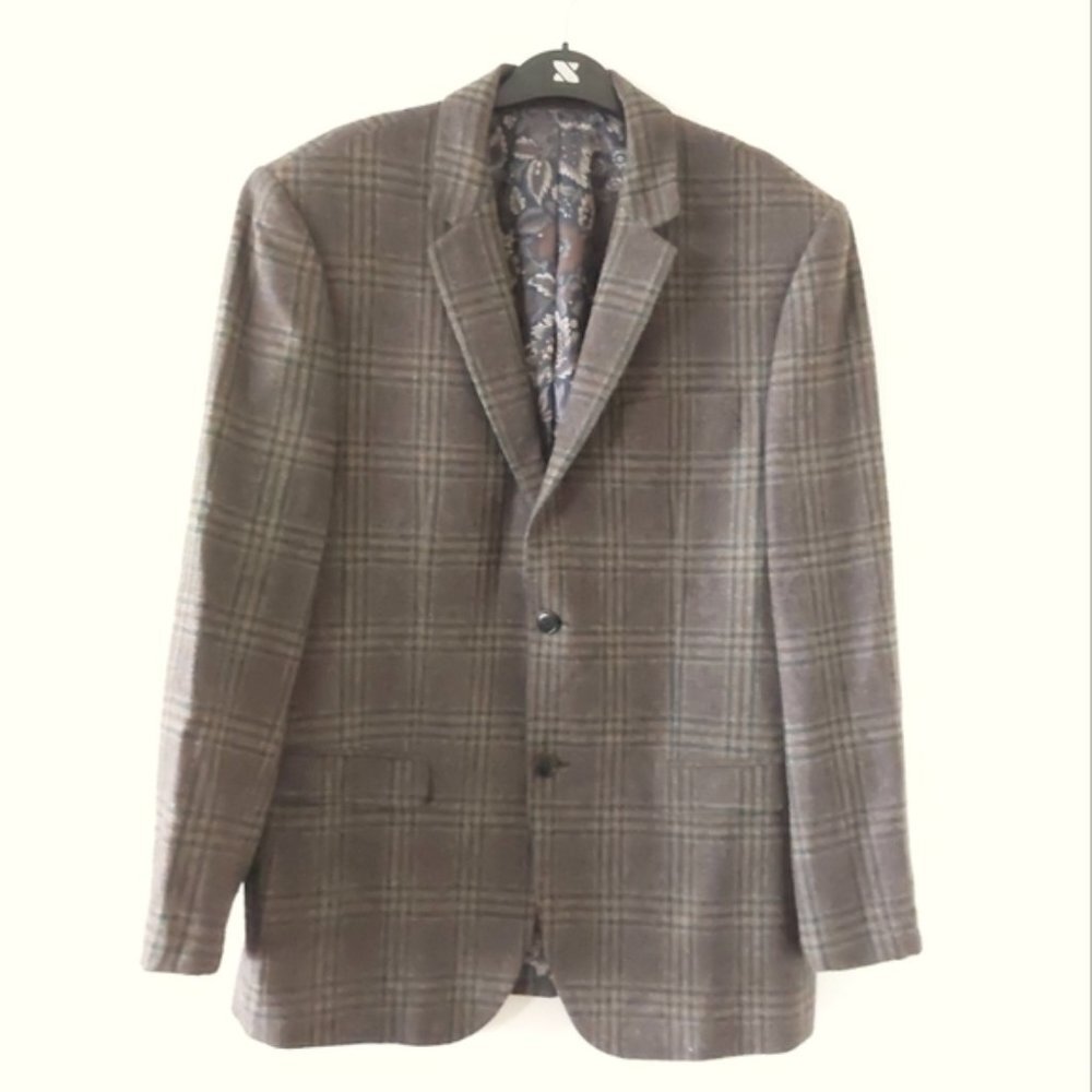 Vintage men blazer 100% wool by lanificio di pray for simons Berlin fit …